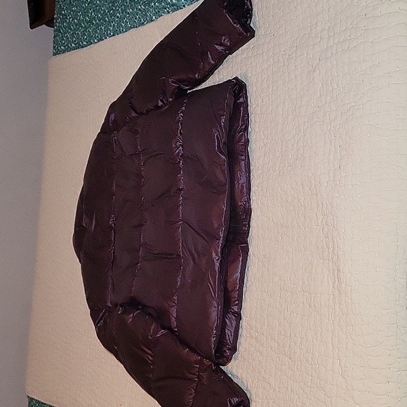 NWT Fabletics Deep Plum Purple Puffer Jacket Womens Size XL - Picture 8 of 13